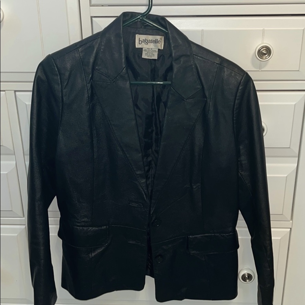 Black Leather Jacket - image 1